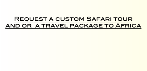 Request a custom Safari tour and or a travel package to Africa