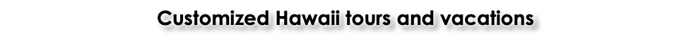 Customized Hawaii tours and vacations