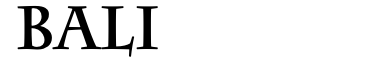 &nbsp;BALI